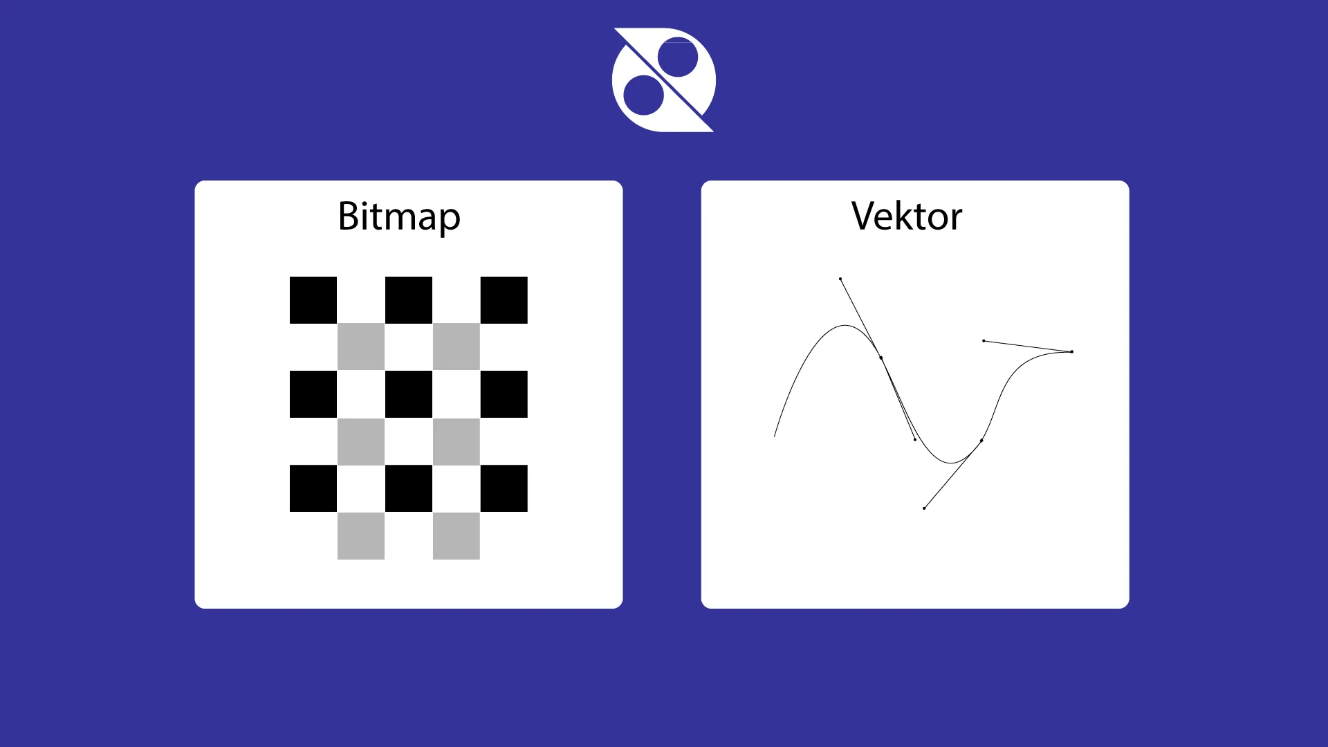 Ilustrasi untuk Perbedaan Vektor dan Bitmap